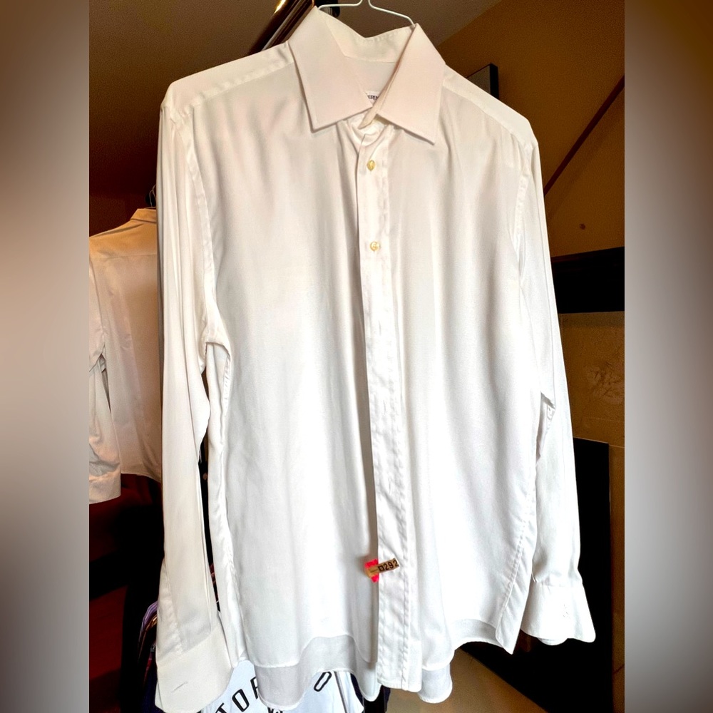 Yves Saint Laurent Men’s 16.5 White Dress Shirt
